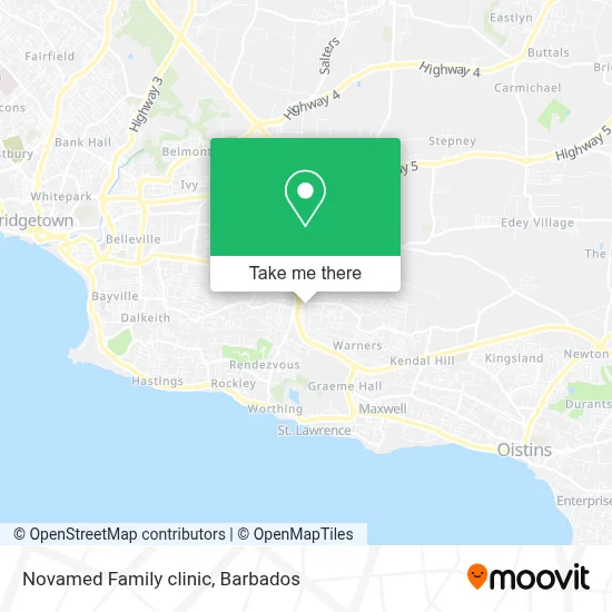 Novamed Family clinic map