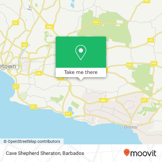 Cave Shepherd Sheraton map