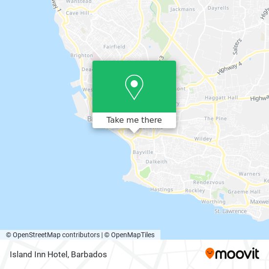Island Inn Hotel map