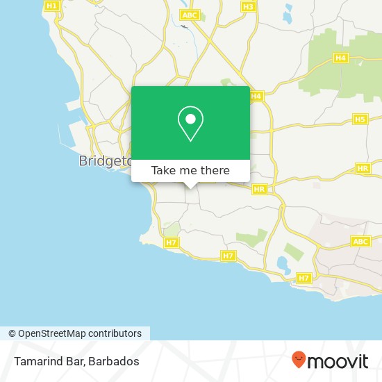 Tamarind Bar map