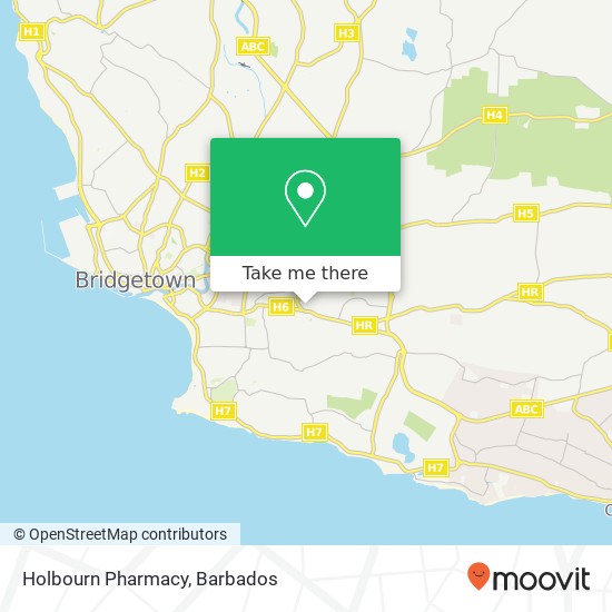 Holbourn Pharmacy map