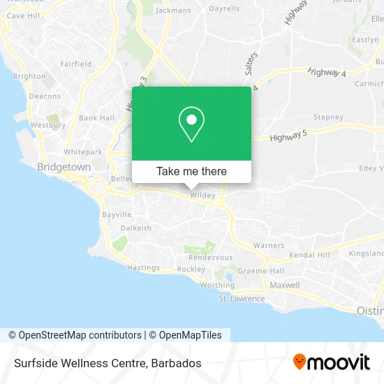 Surfside Wellness Centre map