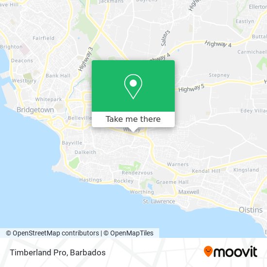 Timberland Pro map