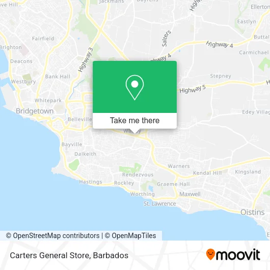 Carters General Store map
