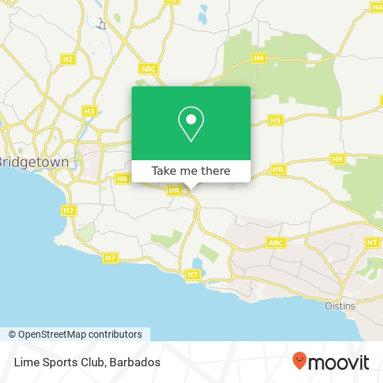 Lime Sports Club map