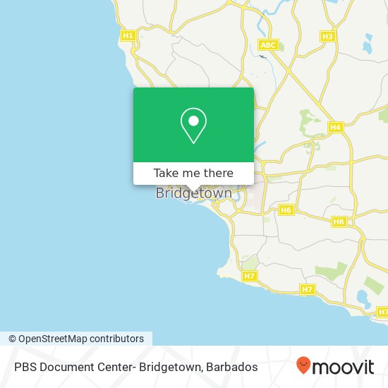 PBS Document Center- Bridgetown map