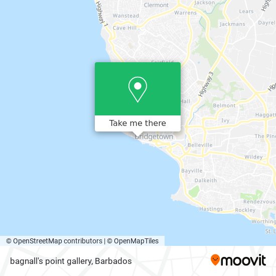 bagnall's point gallery map