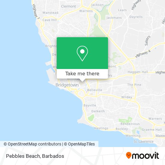 Pebbles Beach map
