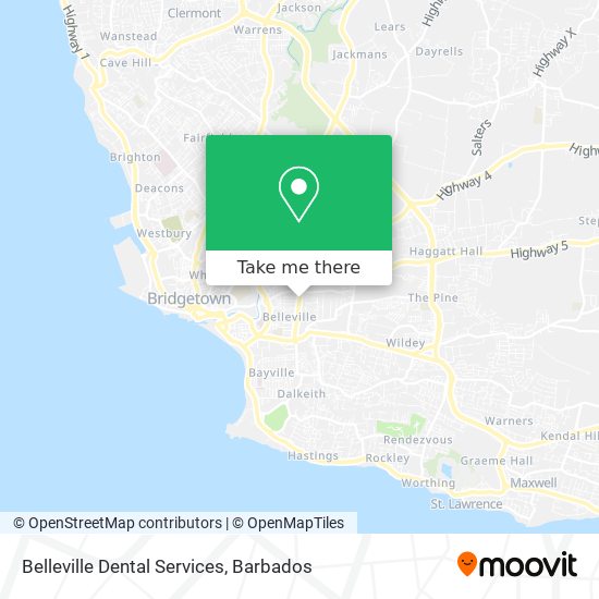 Belleville Dental Services map