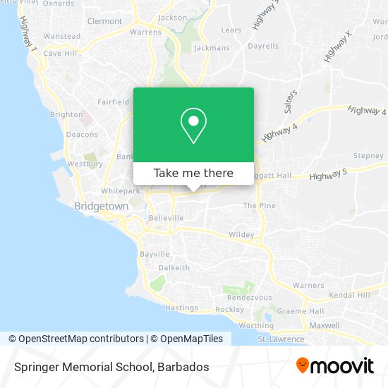 Springer Memorial School map