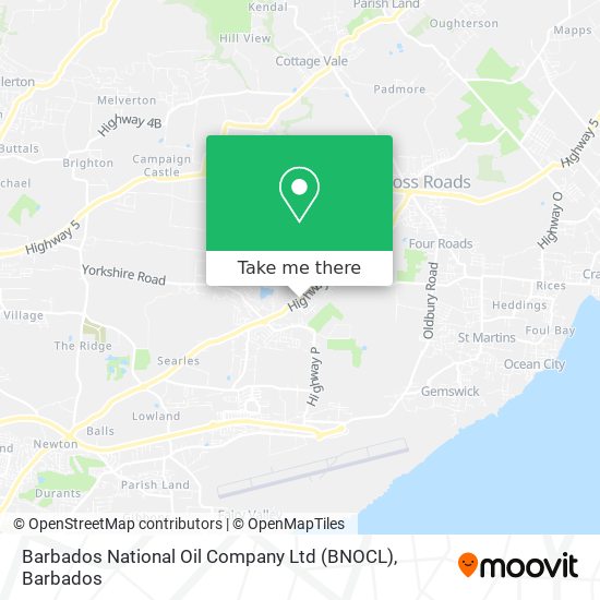 Barbados National Oil Company Ltd (BNOCL) map