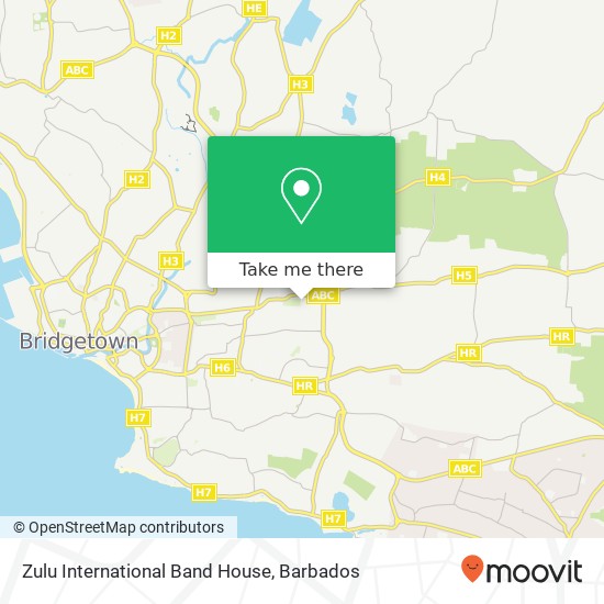 Zulu International Band House map