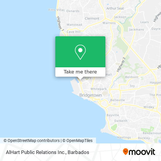 AlHart Public Relations Inc. map