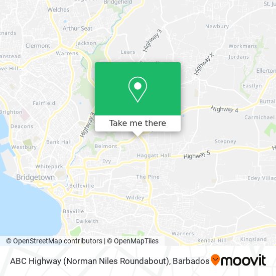 ABC Highway (Norman Niles Roundabout) map