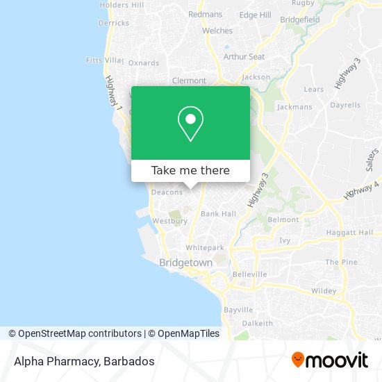Alpha Pharmacy map