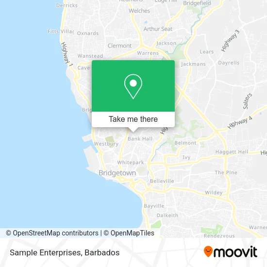 Sample Enterprises map
