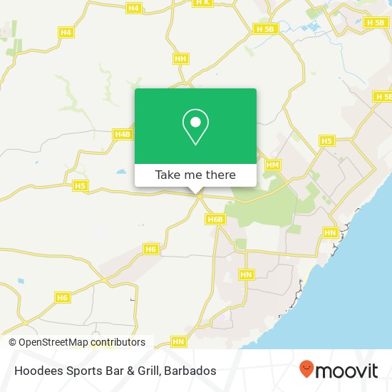Hoodees Sports Bar & Grill map