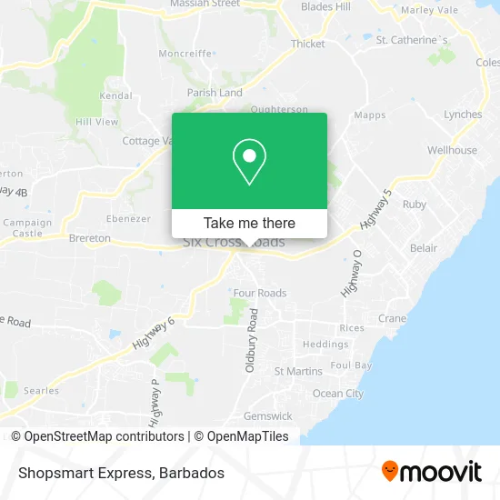 Shopsmart Express map