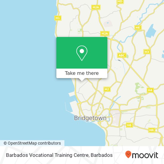 Barbados Vocational Training Centre map