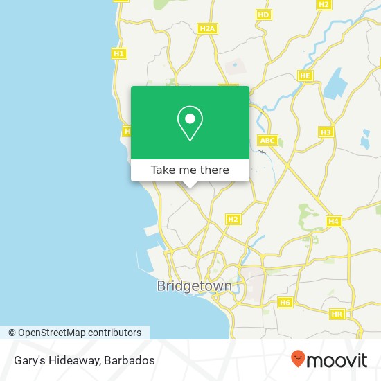Gary's Hideaway map