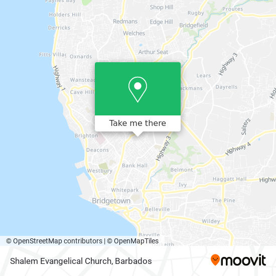 Shalem Evangelical Church map
