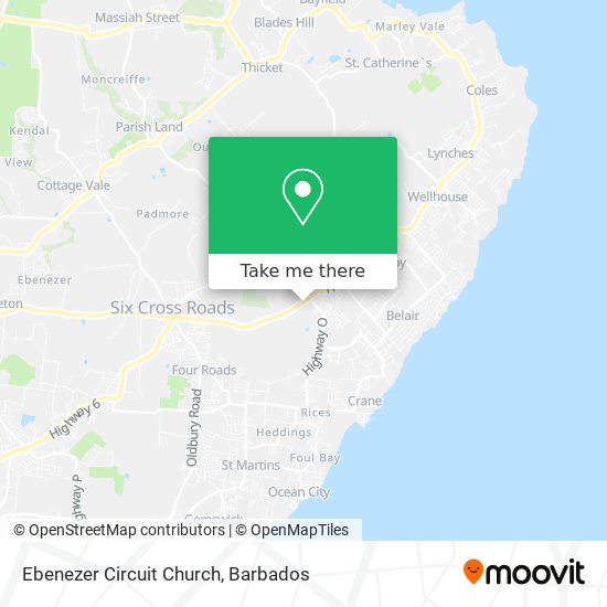 Ebenezer Circuit Church map