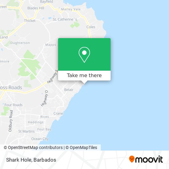 Shark Hole map