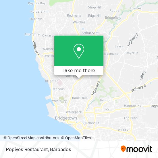 Popives Restaurant map