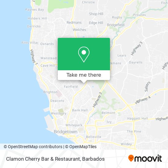 Clamon Cherry Bar & Restaurant map