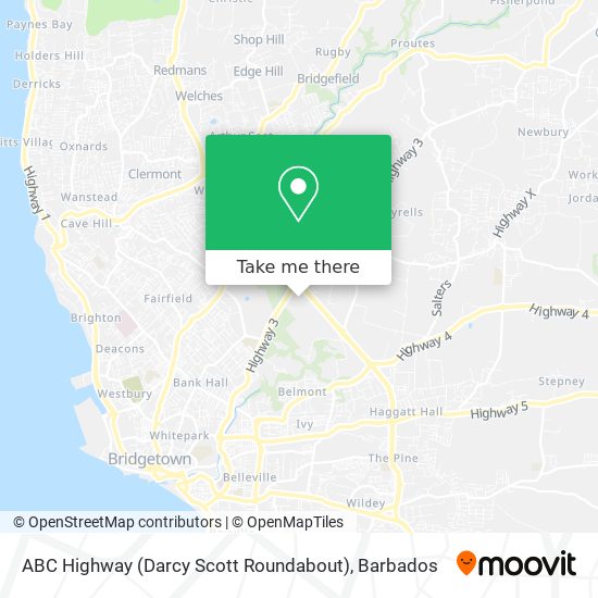 ABC Highway (Darcy Scott Roundabout) map