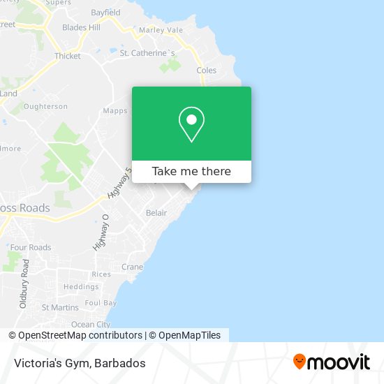 Victoria's Gym map