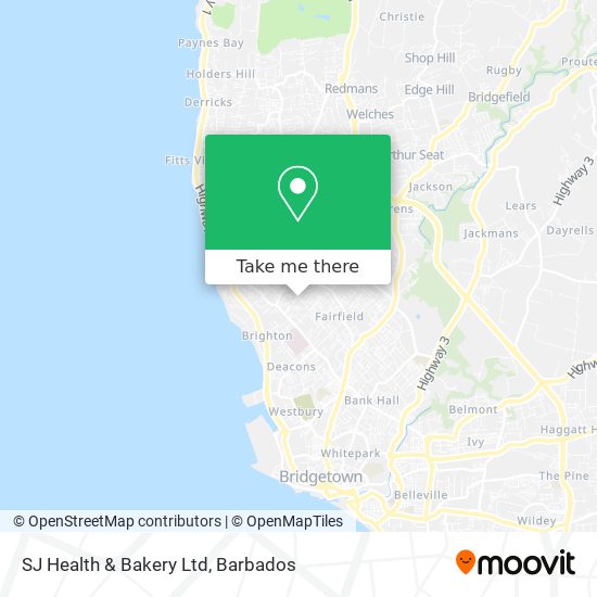 SJ Health & Bakery Ltd map