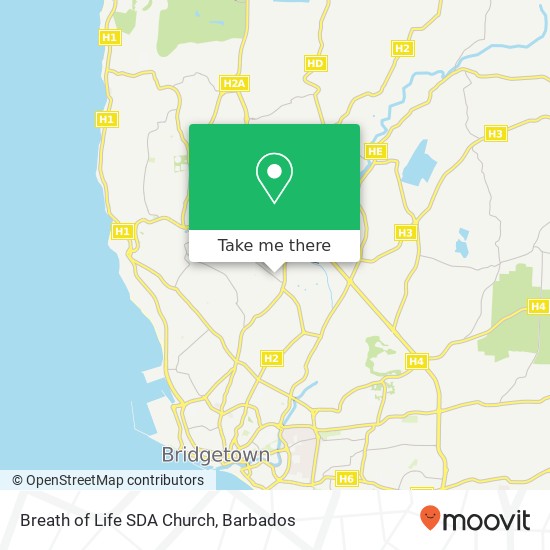 Breath of Life SDA Church map