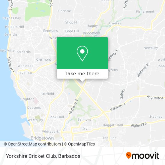 Yorkshire Cricket Club map