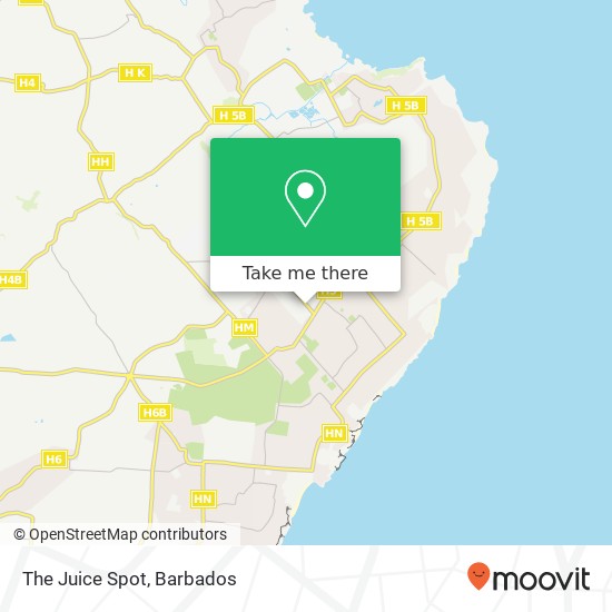 The Juice Spot map