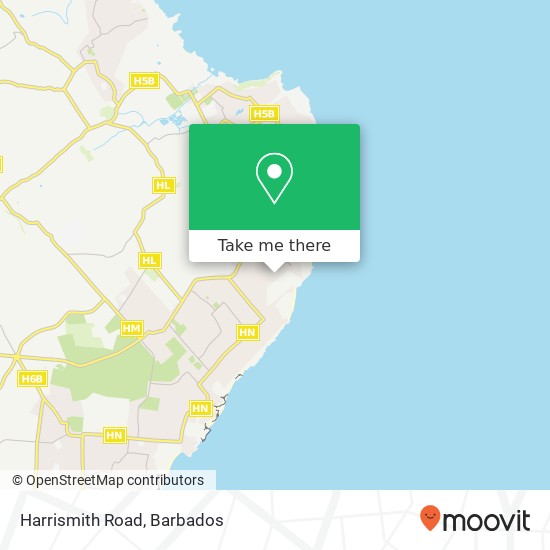 Harrismith Road map