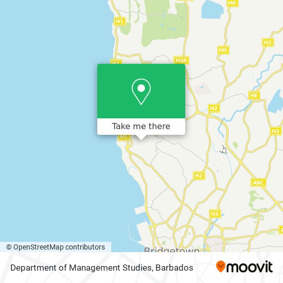 Department of Management Studies map
