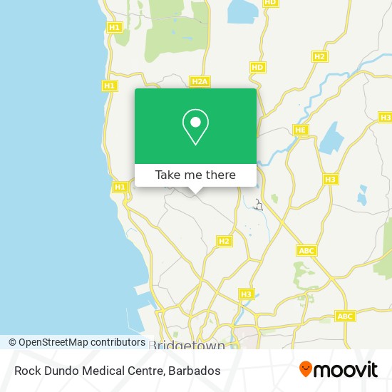 Rock Dundo Medical Centre map