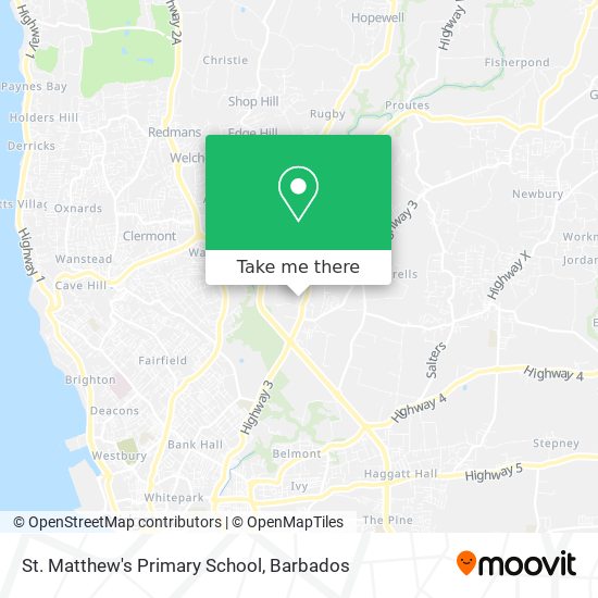 St. Matthew's Primary School map