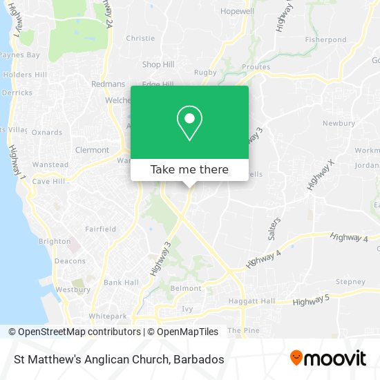 St Matthew's Anglican Church map