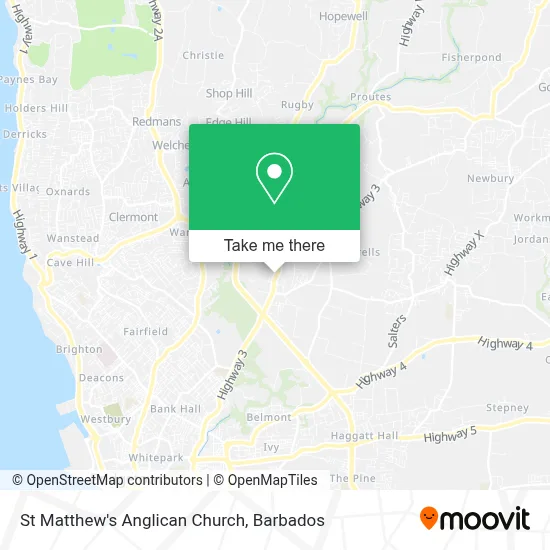 St Matthew's Anglican Church map