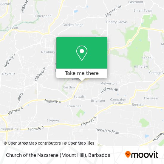 Church of the Nazarene (Mount Hill) map