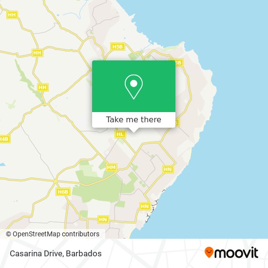 Casarina Drive map