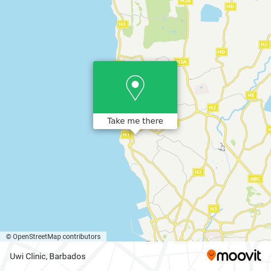 Uwi Clinic map