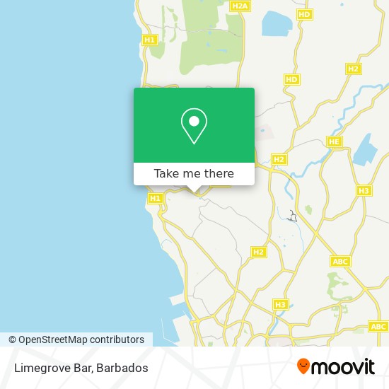 Limegrove Bar map