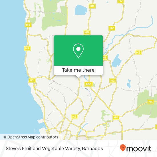 Steve's Fruit and Vegetable Variety map