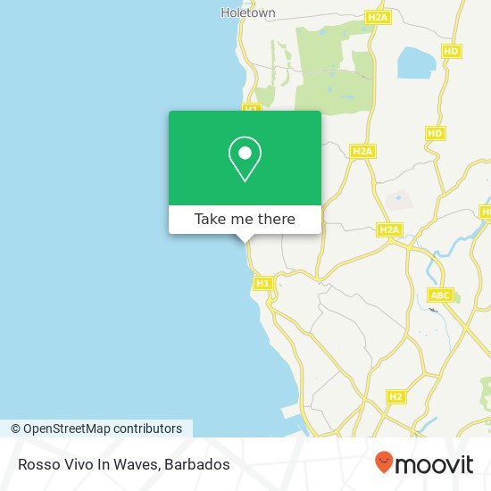 Rosso Vivo In Waves map