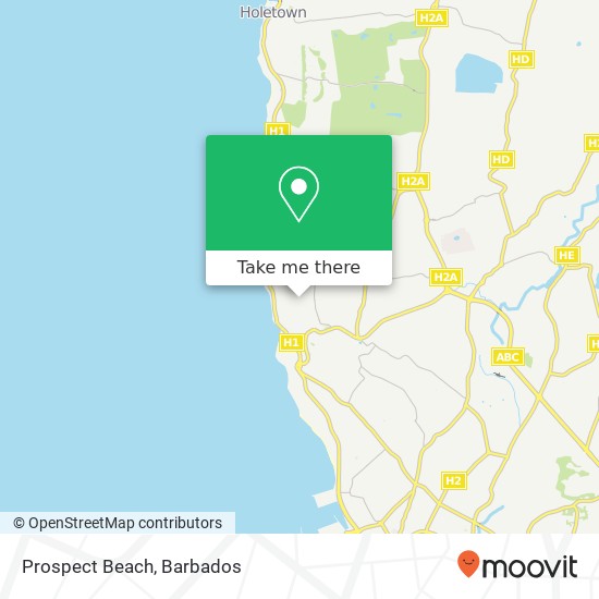 Prospect Beach map