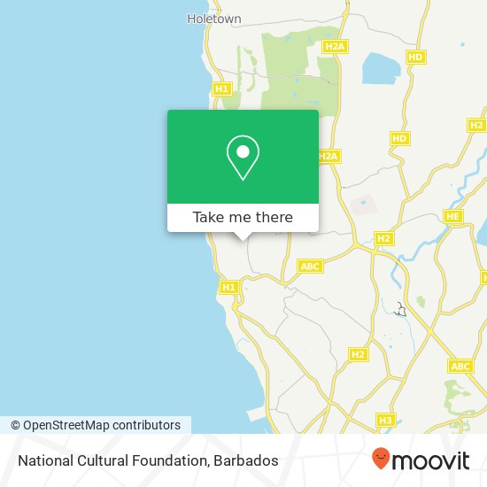 National Cultural Foundation map