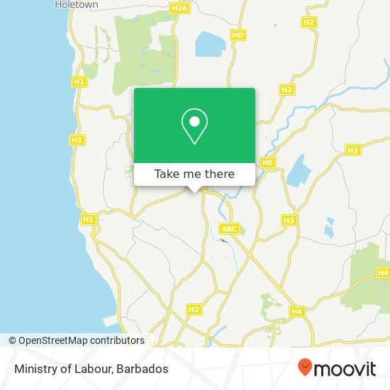 Ministry of Labour map